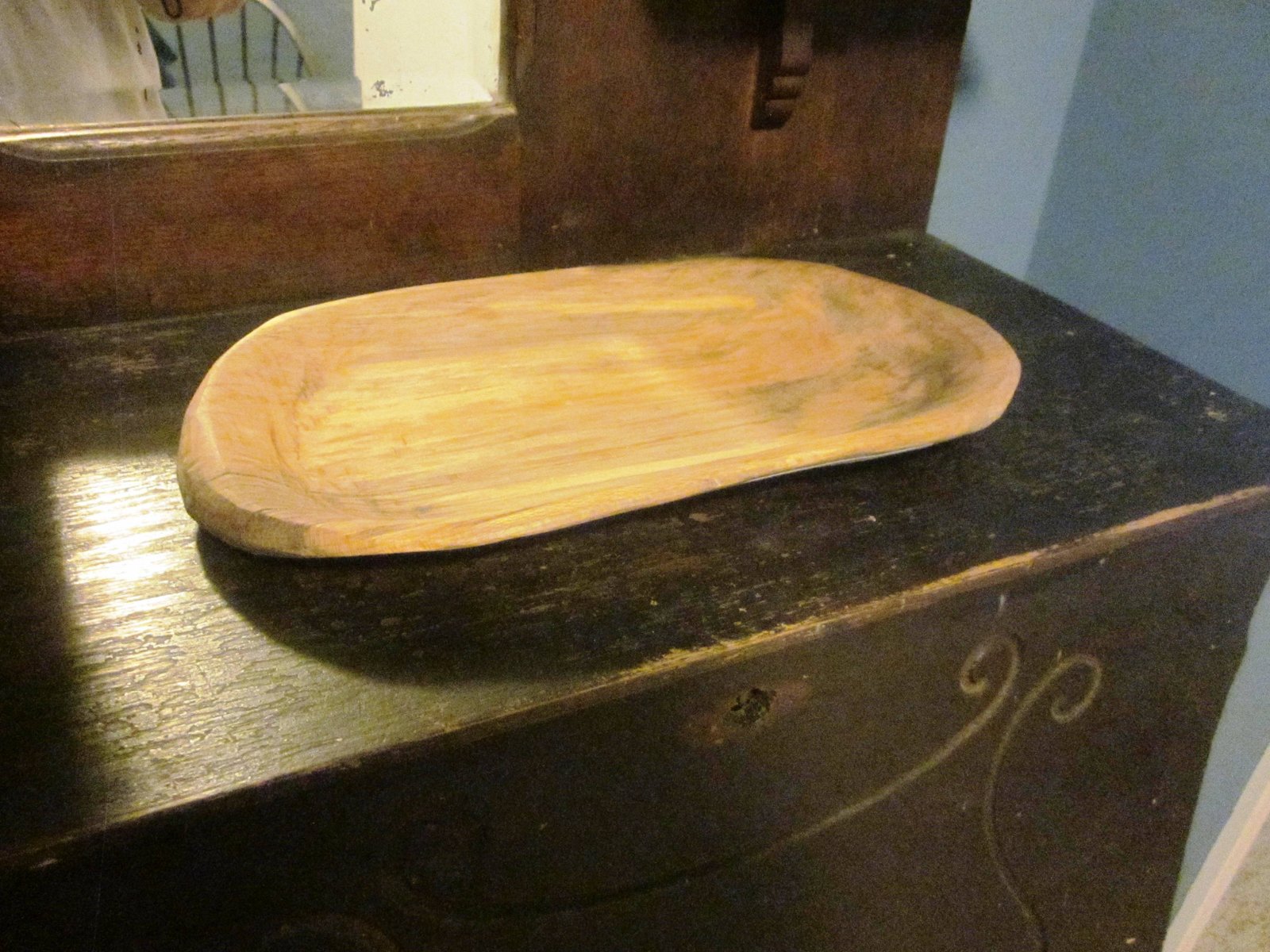 Hand Carved Maple Trencher Plate